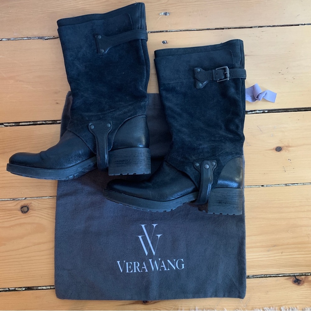 Vera Wang biker boots. Size 8